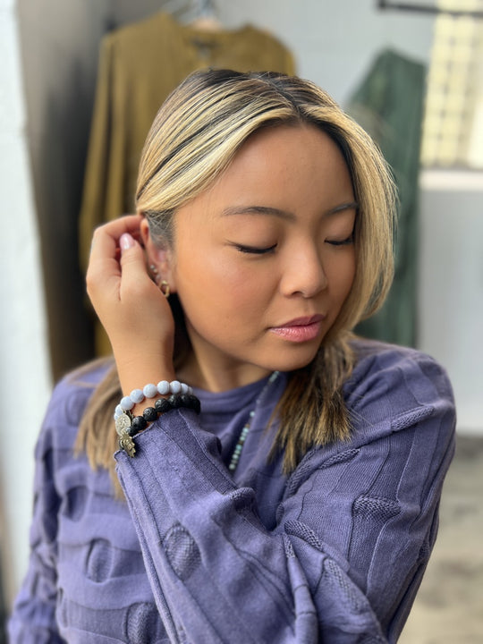 Blue Lace Agate Bracelet