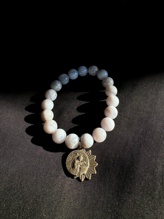 Blue Lace Agate Bracelet